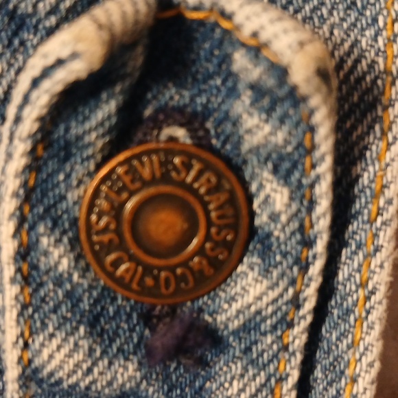 Vintage 1988 Levi’s Trucker Jacket XL Made In USA - Picture 6 of 6